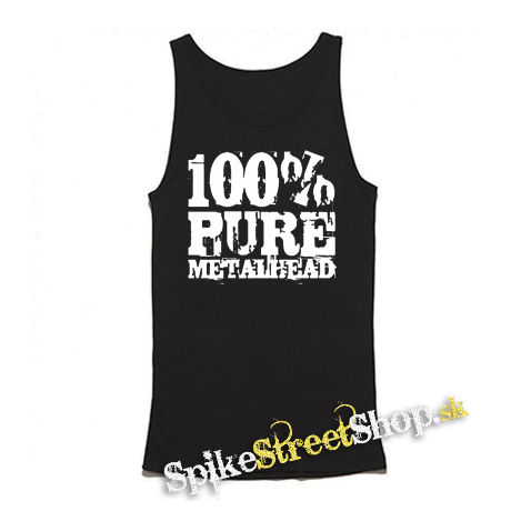 100% PURE METAL HEAD - Mens Vest Tank Top - čierne tielko