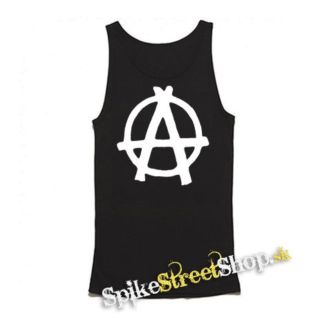ANARCHY - Znak - Mens Vest Tank Top - čierne tielko