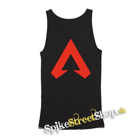 APEX LEGENDS - Red Logo - Mens Vest Tank Top - čierne tielko