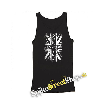 ASKING ALEXANDRIA - White Flag - Mens Vest Tank Top - čierne tielko