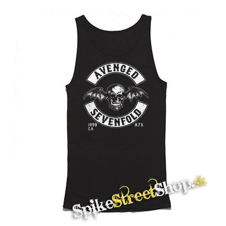 AVENGED SEVENFOLD - DeathBat Crest - Mens Vest Tank Top - čierne tielko