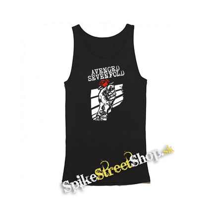 AVENGED SEVENFOLD - Rose - Mens Vest Tank Top - čierne tielko