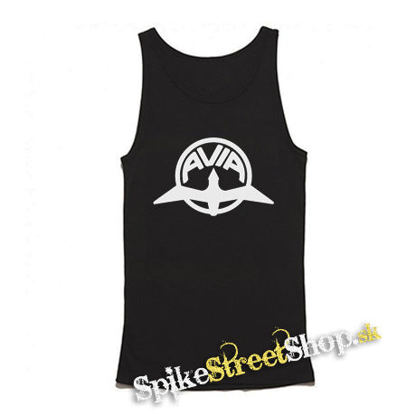AVIA - Logo - Mens Vest Tank Top - čierne tielko