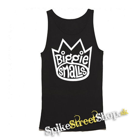 BIGGIE SMALLS - Logo - Mens Vest Tank Top - čierne tielko