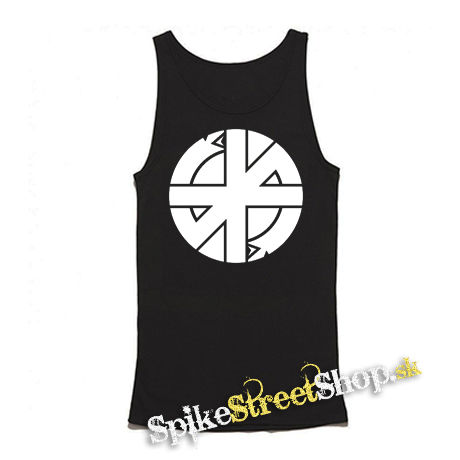 CRASS - Symbol Crest - Mens Vest Tank Top - čierne tielko