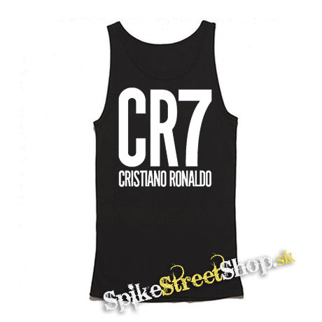 CRISTIANO RONALDO - CR7 Crest - Mens Vest Tank Top - čierne tielko