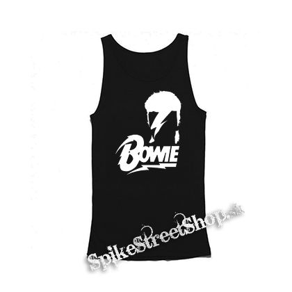DAVID BOWIE - Portrait Symbol - Mens Vest Tank Top - čierne tielko