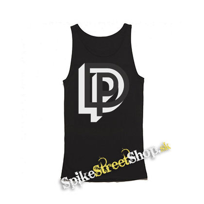 DEEP PURPLE - Crest Motive 1 - Mens Vest Tank Top - čierne tielko