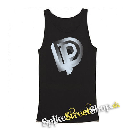 DEEP PURPLE - Crest Motive 2 - Mens Vest Tank Top - čierne tielko