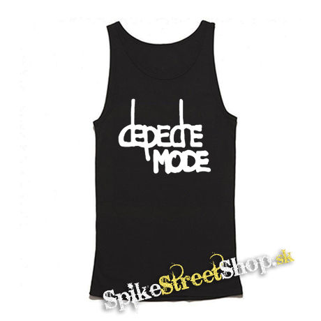 DEPECHE MODE - Logo People Are People - Mens Vest Tank Top - čierne tielko