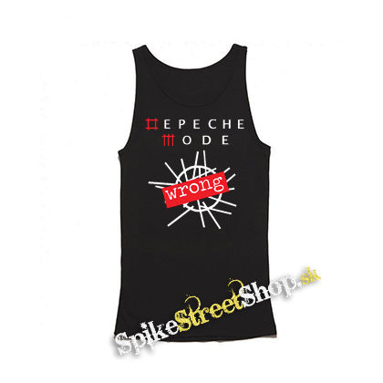 DEPECHE MODE - Wrong - Mens Vest Tank Top - čierne tielko