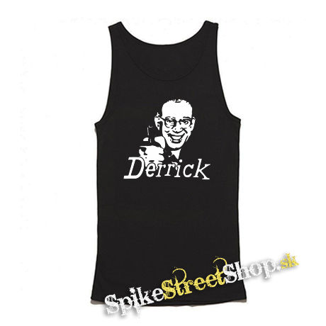DERRICK - Mens Vest Tank Top - čierne tielko