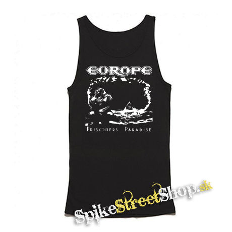 EUROPE - Prisoners In Paradise - Mens Vest Tank Top - čierne tielko