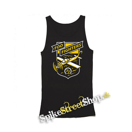 FOO FIGHTERS - Aeroplane - Mens Vest Tank Top - čierne tielko