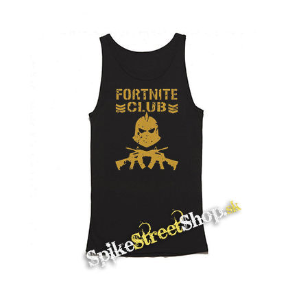 FORTNITE CLUB - Mens Vest Tank Top - čierne tielko
