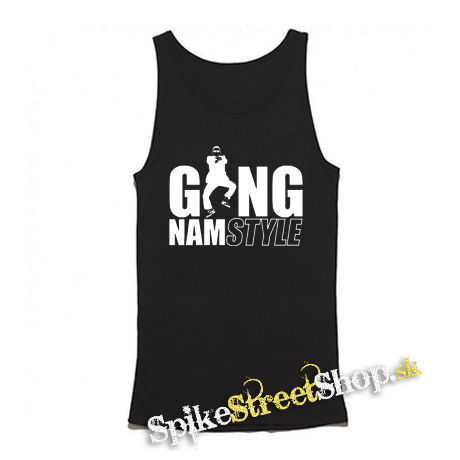 GANGNAM STYLE - Mens Vest Tank Top - čierne tielko