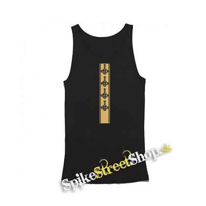 GHOST - Gold Logo Motive 2 - Mens Vest Tank Top - čierne tielko