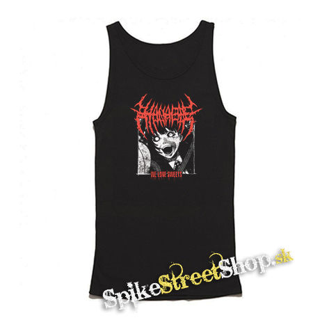 HANABIE - We Love Sweets - Mens Vest Tank Top - čierne tielko