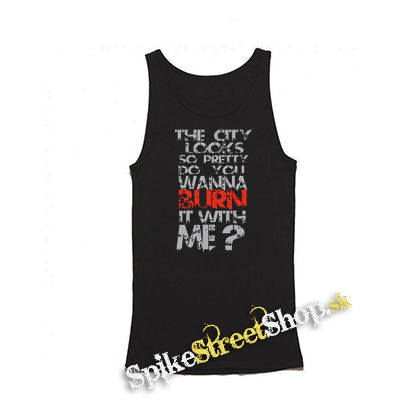 HOLLYWOOD UNDEAD - City - Mens Vest Tank Top - čierne tielko