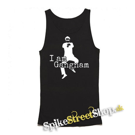 I AM GANGNAM - Mens Vest Tank Top - čierne tielko
