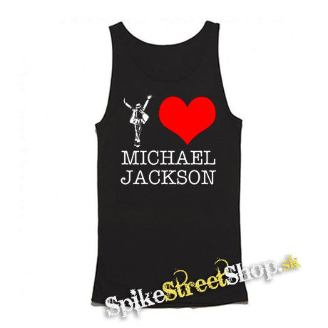 I LOVE MICHAEL JACKSON - Mens Vest Tank Top - čierne tielko