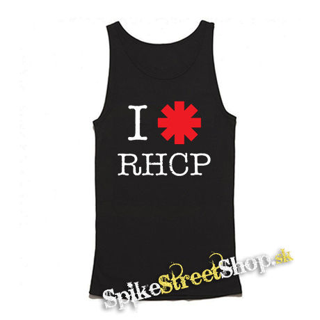 I LOVE RED HOT CHILI PEPPERS - Mens Vest Tank Top - čierne tielko