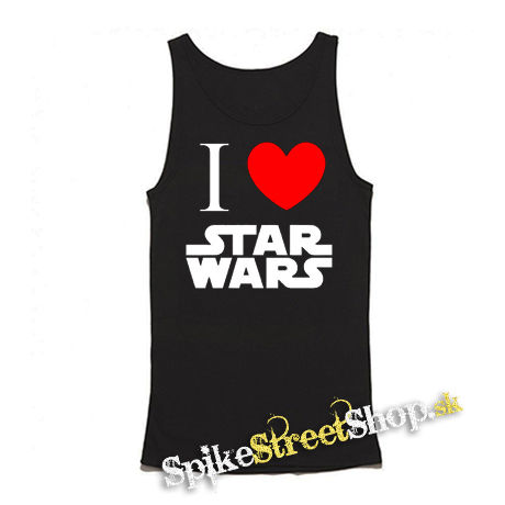 I LOVE STAR WARS - Mens Vest Tank Top - čierne tielko
