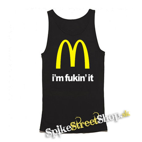 I'M FUCKIN' IT - Mens Vest Tank Top - čierne tielko
