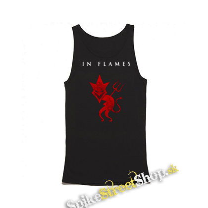 IN FLAMES - Devil - Mens Vest Tank Top - čierne tielko