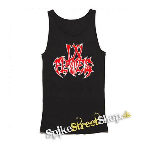 IN FLAMES - Logo Old School - Mens Vest Tank Top - čierne tielko