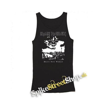IRON MAIDEN - Brave New World - Mens Vest Tank Top - čierne tielko