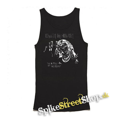 IRON MAIDEN - The Number Of The Beast - Mens Vest Tank Top - čierne tielko
