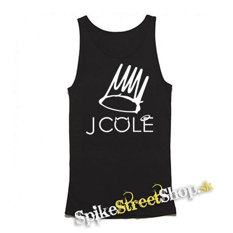 J COLE - Logo - Mens Vest Tank Top - čierne tielko