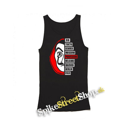 LA CASA DE PAPEL - Professor - Mens Vest Tank Top - čierne tielko