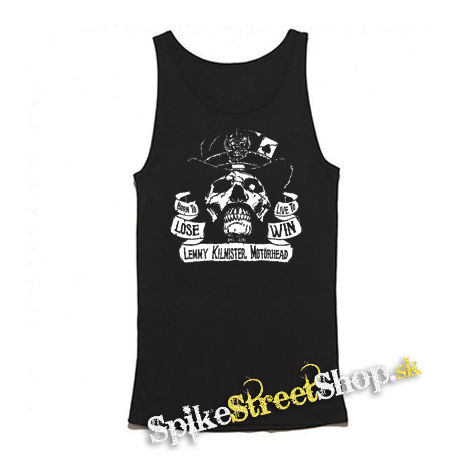 LEMMY KILMISTER - Born To Lose, Live To Win - Mens Vest Tank Top - čierne tielko