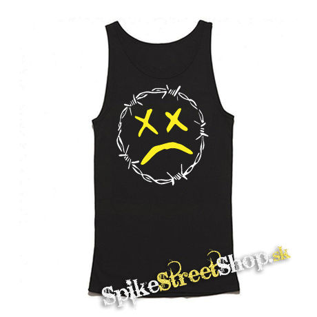 LIL PUMP - Unhappy - Mens Vest Tank Top - čierne tielko
