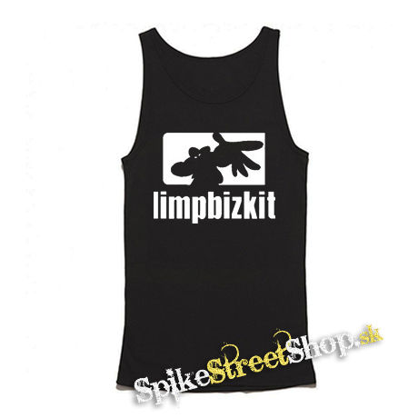 LIMP BIZKIT - Spray Logo - Mens Vest Tank Top - čierne tielko