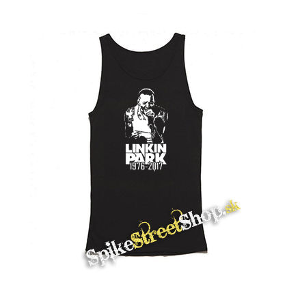 LINKIN PARK - Chester 1976-2017 - Mens Vest Tank Top - čierne tielko