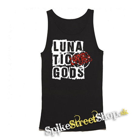LUNATIC GODS - Logo Lunatic Gods - Mens Vest Tank Top - čierne tielko