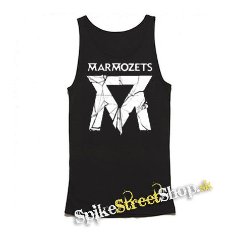MARMOZETS - Smashed Logo - Mens Vest Tank Top - čierne tielko