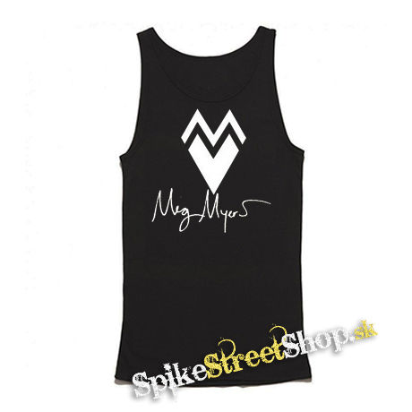MEG MYERS - Heart And Signature - Mens Vest Tank Top - čierne tielko