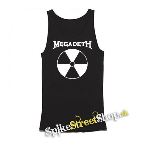 MEGADETH - Radioactivity Logo - Mens Vest Tank Top - čierne tielko