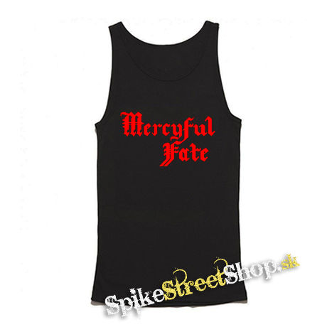 MERCYFUL FATE - Logo Red - Mens Vest Tank Top - čierne tielko