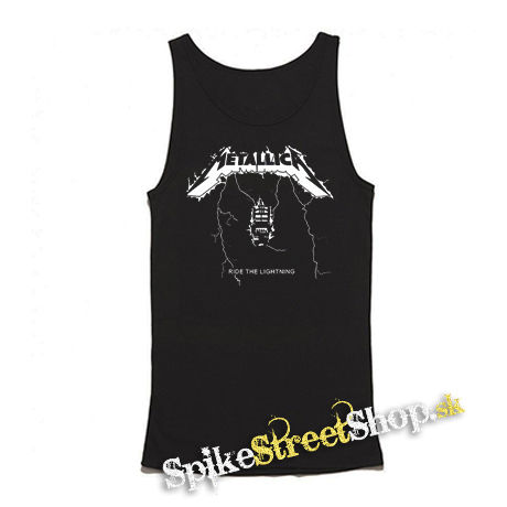 METALLICA - Ride The Lightning - Mens Vest Tank Top - čierne tielko