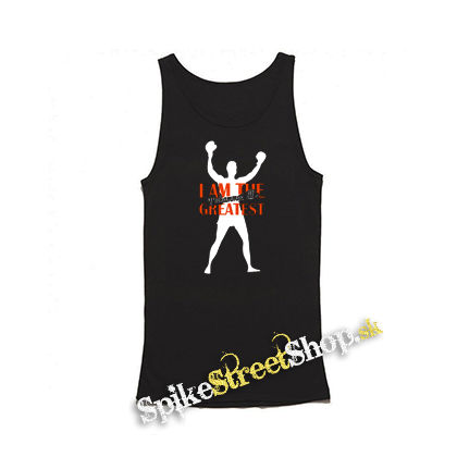 MUHAMMAD ALI - I Am The Greatest - Mens Vest Tank Top - čierne tielko