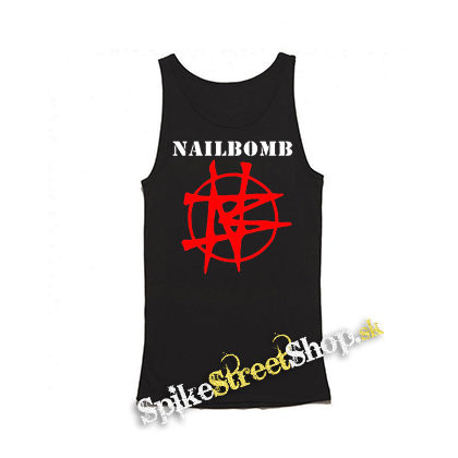 NAILBOMB - Logo Crest - Mens Vest Tank Top - čierne tielko