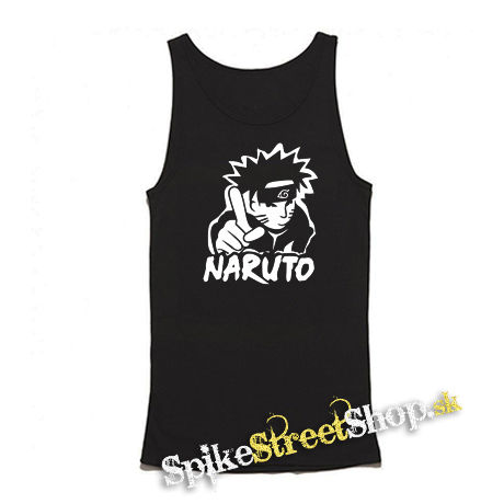 NARUTO - MANGA - Mens Vest Tank Top - čierne tielko