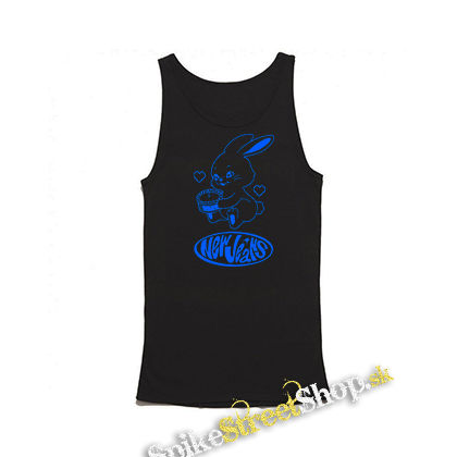 NEWJEANS - Logo & Bunny - Mens Vest Tank Top - čierne tielko