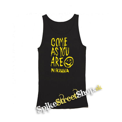 NIRVANA - Come As You Are - Mens Vest Tank Top - čierne tielko