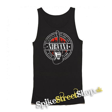 NIRVANA - Since 1988 na ČIERNE - Mens Vest Tank Top - čierne tielko